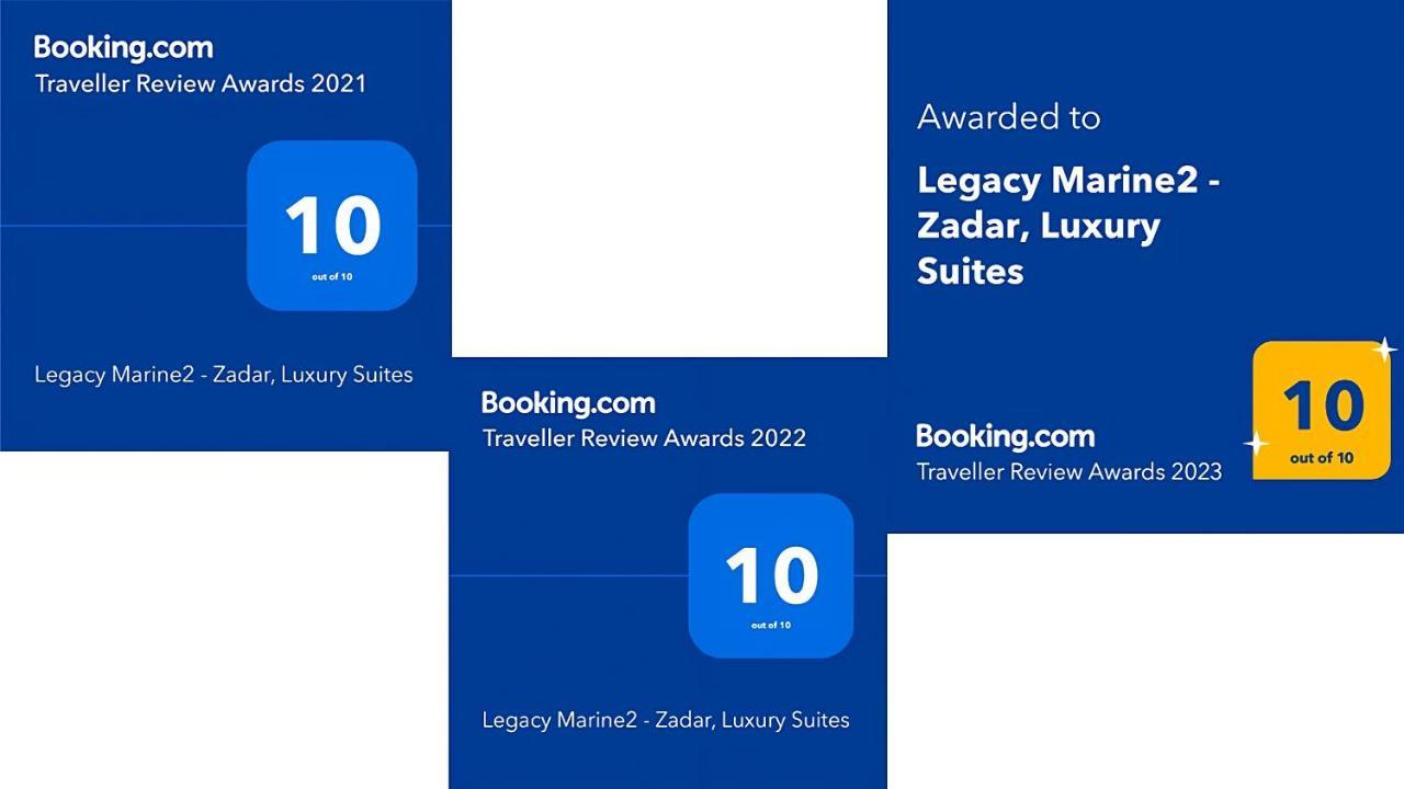 Legacy Marine2 - Zadar, Luxury Suites ภายนอก รูปภาพ
